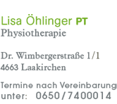 Lisa Kastner, 4663 LAAKIRCHEN, Dr. Wimbergerstr. 1/1